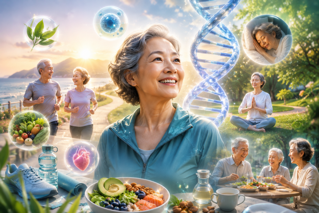อายุยืน 100 ปี ด้วยวิทยาศาสตร์ Longevity และข้อมูลยีน